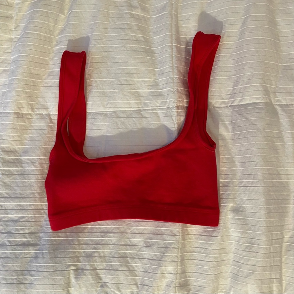 Red Zara Crop Top